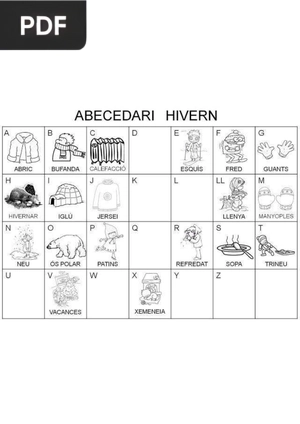 Abecedari Hivern