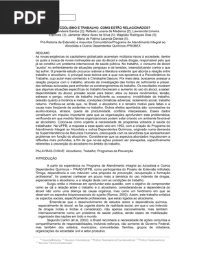 Alcoolismo e trabalho como estão relacionados? (Artigo)