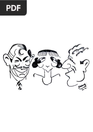 Caricatura para colorir