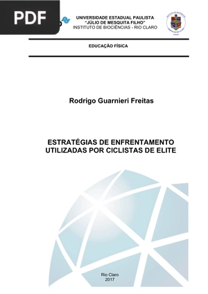 Estratégias de enfrentamento utilizadas por ciclistas de elite