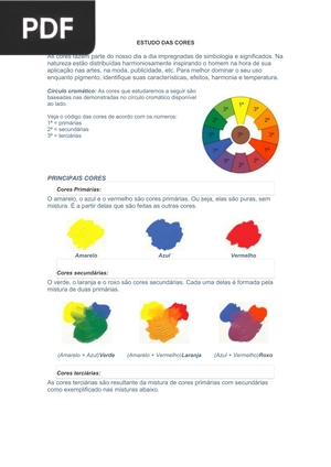 Estudo das cores (Artigo)