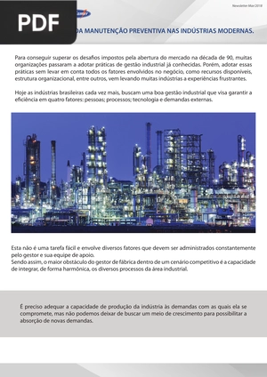 A Importancia Da Manutenção Preventiva Nas Indústrias Modernas (artigo)