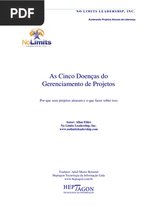 As Cinco Doenças do Gerenciamento de Projetos