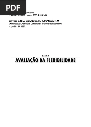 Avaliação da flexibilidade