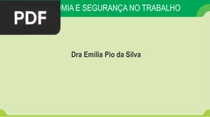 Ergonomia e segurança no trabalho (Apresentação)