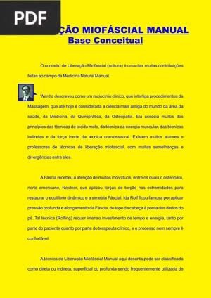 Liberação miofáscial manual