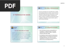 O Triângulo da Saúde (Artigo)