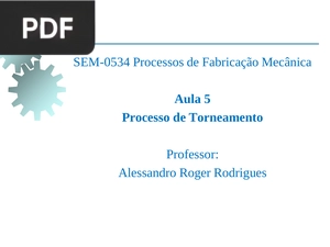 Processo de Torneamento (Apresentação)