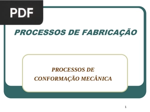 Processo de fabricação (Apresentação)