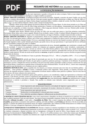 A Civilização Romana (Artigo)
