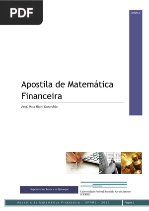 Apostila de Matemática Financeira