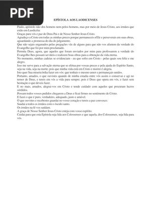 Epístola aos Laodicenses