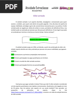 Vôlei sentado (Artigo)