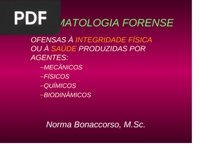 Traumatologia forense (Apresentação)