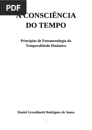 A consciência do tempo