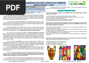 Apostila de Arte (Artigo)