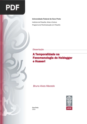 A Temporalidade na Fenomenologia de Heideggere Husserl