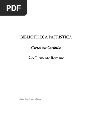 Primeira Epístola de Clemente