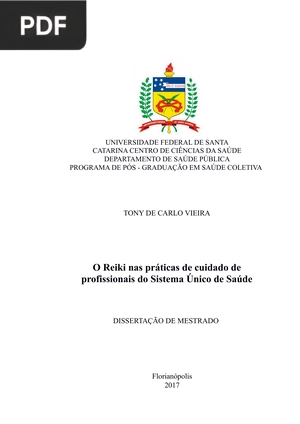 O Reiki nas práticas de cuidado de profissionais do Sistema Único de Saúde