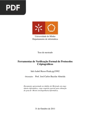 Ferramentas de Verificação Formal de Protocolos Criptográficos