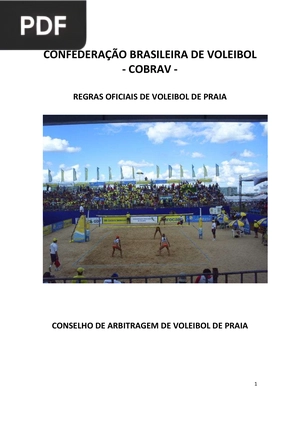 Regras oficias de voleibol de praia