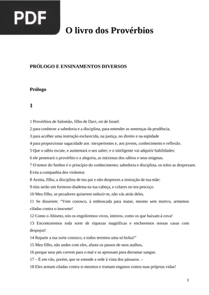 Proverbios