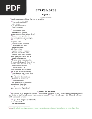 Eclesiastes
