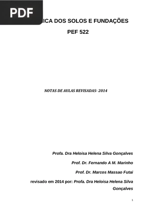 Mecânica dos solos e fundações
