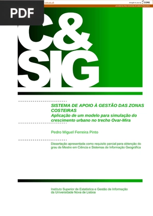 Sistema de apoio á gestão de zonas costeiras