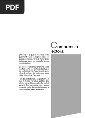 Comprensió lectora