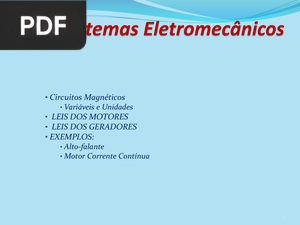 Sistemas Eletromecânicos (Apresentação)