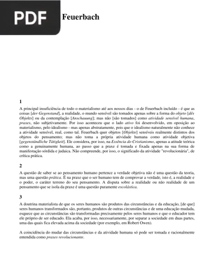 Teses sobre Feuerbach