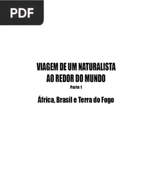 Viagem de um Naturalista ao Redor do Mundo