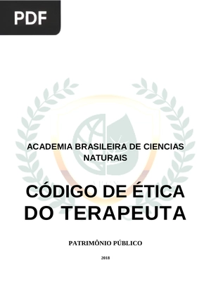 Código de ética do terapeuta