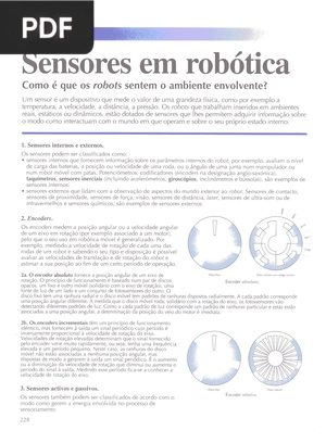 Sensores em robótica (Artigo)