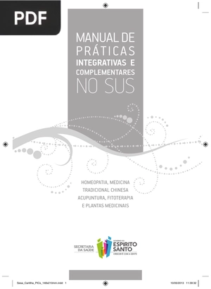 Manual de práticas integrativas e complementares no SUS
