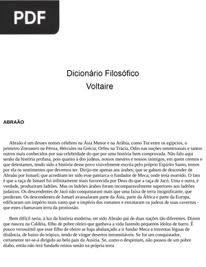 Dicionário Filosófico
