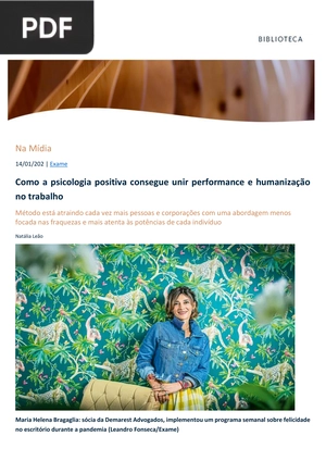 Como a psicologia positiva consegue unir performance e humanização no trabalho (Artigo)
