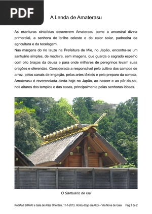 A Lenda de Amaterasu (Artigo)