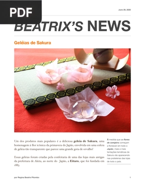 Geléias de Sakura (Artigo)