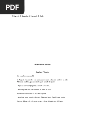 O segredo de August