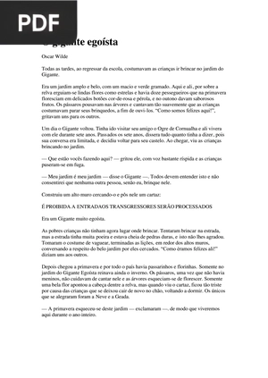 O Gigante Egoísta