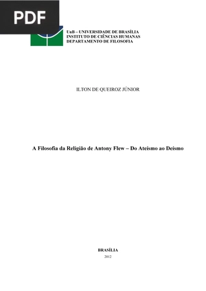 A Filosofia da Religião de Antony Flew – Do Ateísmo ao Deísmo