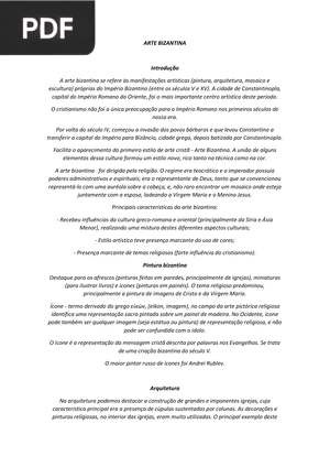 Arte Bizantina