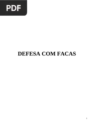 Defesa com Facas