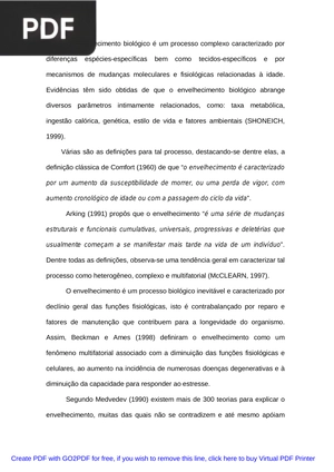 Envelhecimento Biológico
