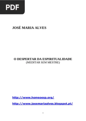 O Despertar da Espiritualidade