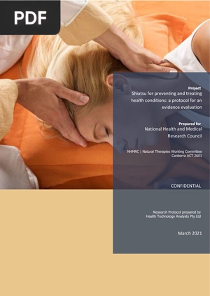 Shiatsu for preventing and treating health conditions