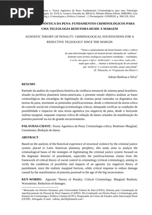 Teoria Agnóstica Da Pena