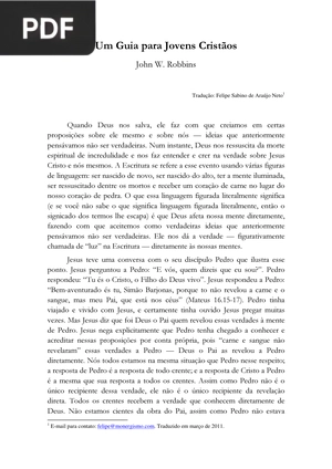 Um Guia para Jovens Cristãos